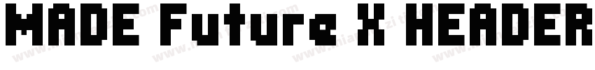 MADE Future X HEADER字体转换